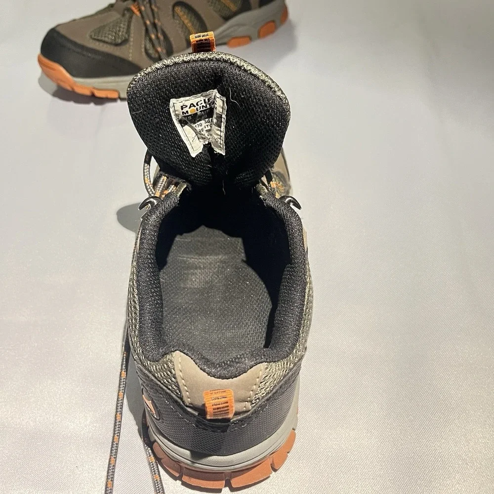 Pacific Mountain Crestone Men's Hiking Shoes US 6 Brown Black Orange PM005501231